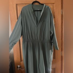 Olive green Old Navy jumpsuit
